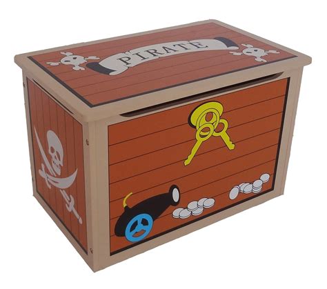 pirate chest toy box|Amazon.com: Pirate Toy Box.